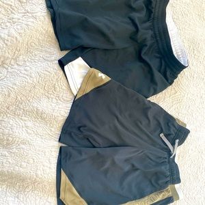 2 pair of boys athletic shorts. Size Med